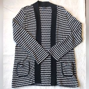 Rafaella Black and White Cardigan XL